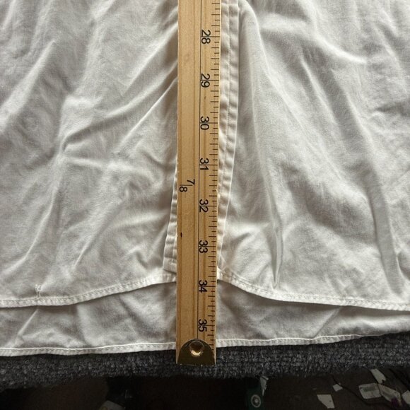 Gitman Bros 18.5 37 Pinpoint USA Cotton Oxford TTX Point White Shirt American - Picture 10 of 16